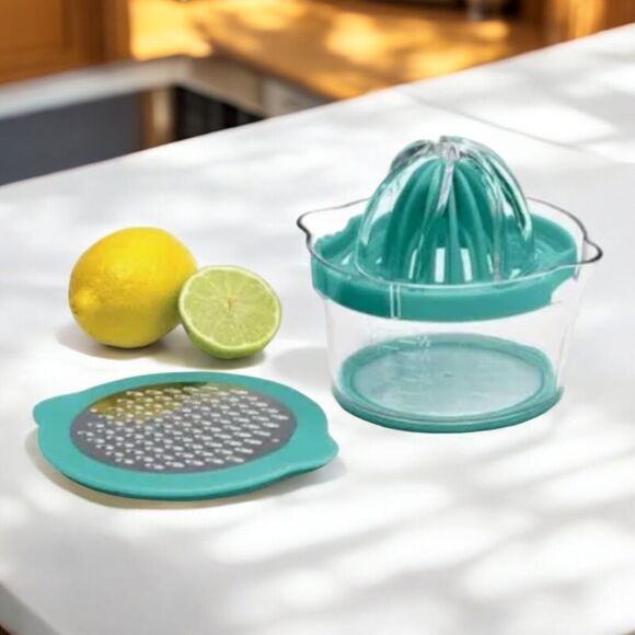 4-Piece Manual Juicer & Grater set Juice, Strain, Zest, Separates, Measures NEW - Picture 14 of 14